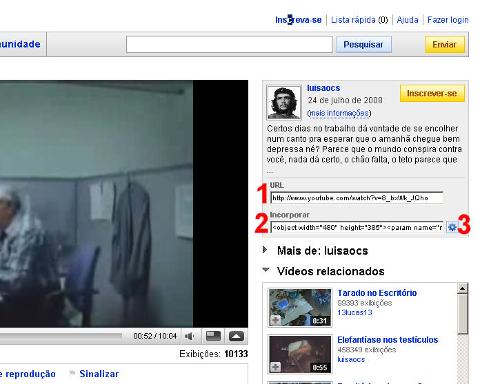 Como postar vídeos do Youtube no Amigos do MDig
