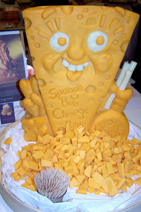 Arte em queijo