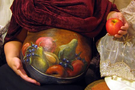 Bellyart, as pinturas mais originais em barriguinhas de grvidas