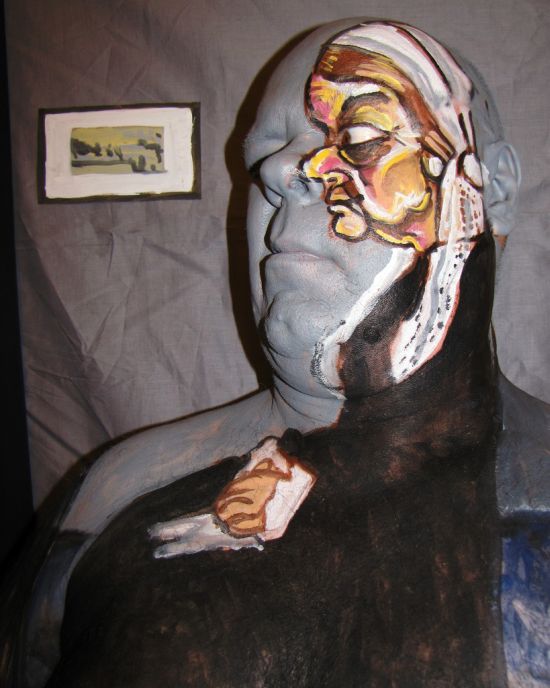 Pintura facial de James Kuhn