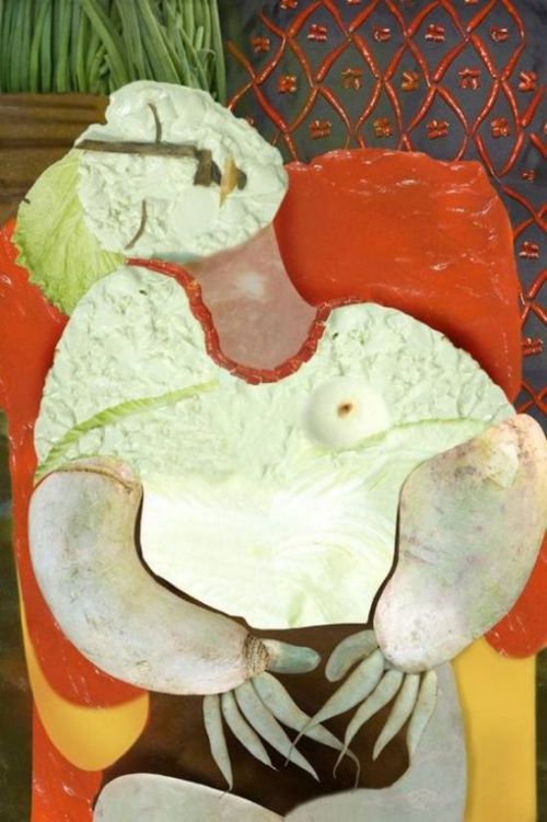 Famosas pinturas recriadas com vegetais