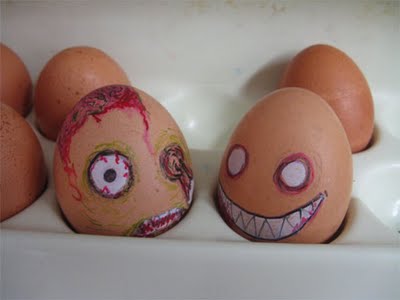 O que fazem os ovos quando voc no est olhando