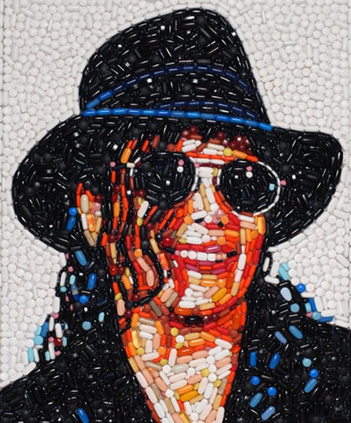 Retrato de Jacko com plulas