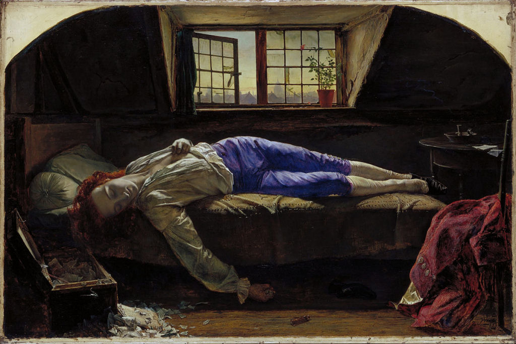 A histria de Chatterton, o rei do suicdio