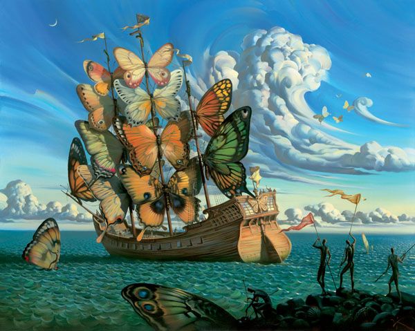 Arte de Vladimir Kush_Crianas do exdo 02