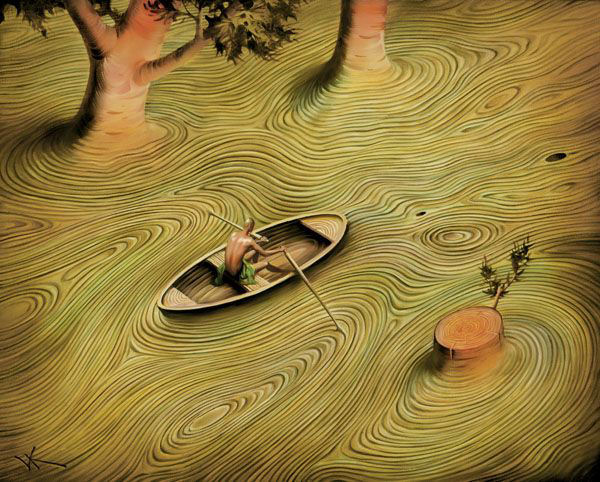 Arte de Vladimir Kush_Crianas do exdo 04