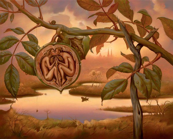 Arte de Vladimir Kush_CrianÃ§as do exÃ´do 12