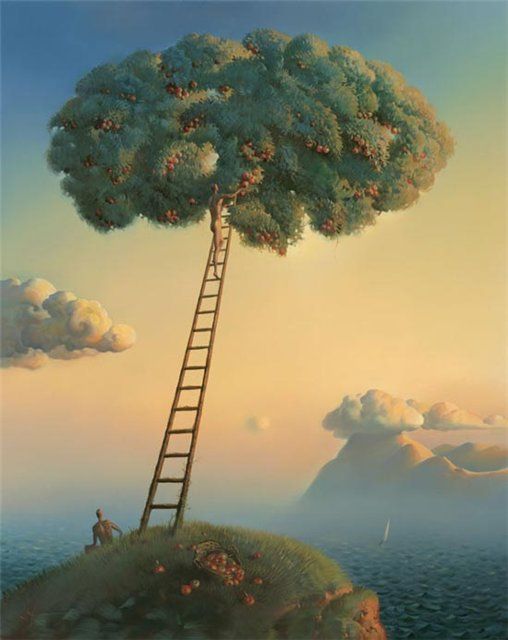 Arte de Vladimir Kush_Crianas do exdo 16