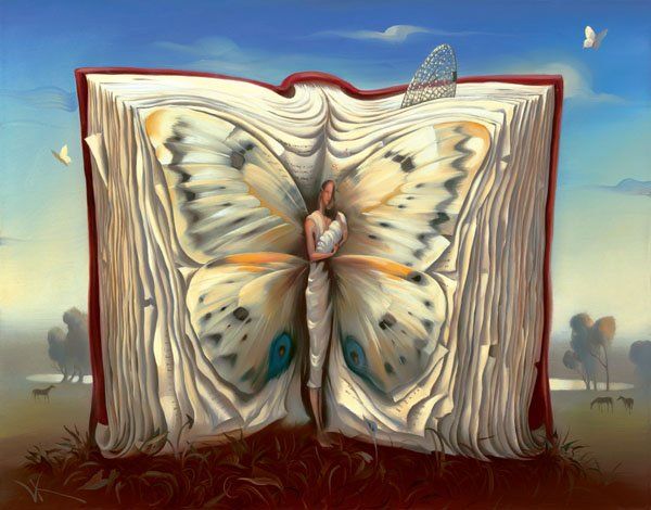 Arte de Vladimir Kush_Crianas do exdo 20