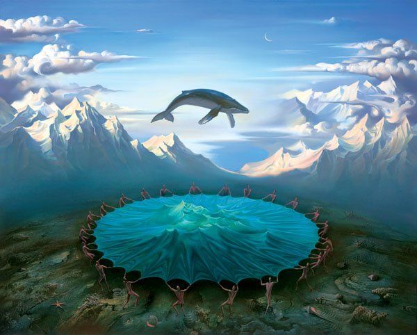 Arte de Vladimir Kush_Crianas do exdo 22