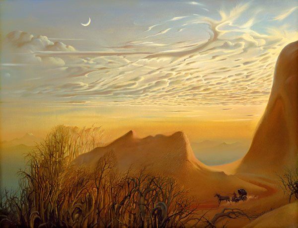 Arte de Vladimir Kush_CrianÃ§as do exÃ´do 26