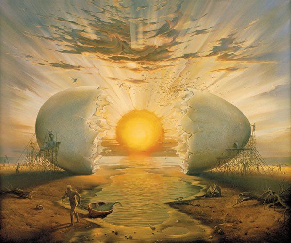 Arte de Vladimir Kush_Crianas do exdo 30