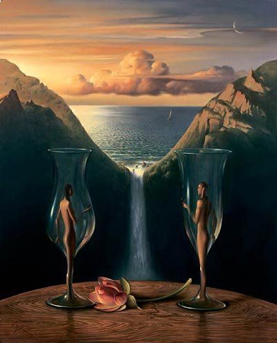 Arte de Vladimir Kush_CrianÃ§as do exÃ´do 47