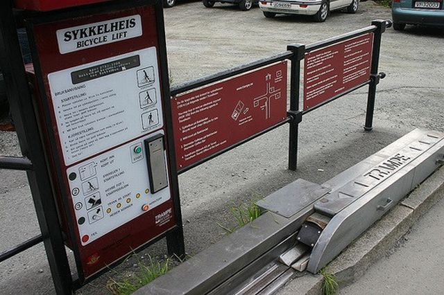 Elevador de ciclistas