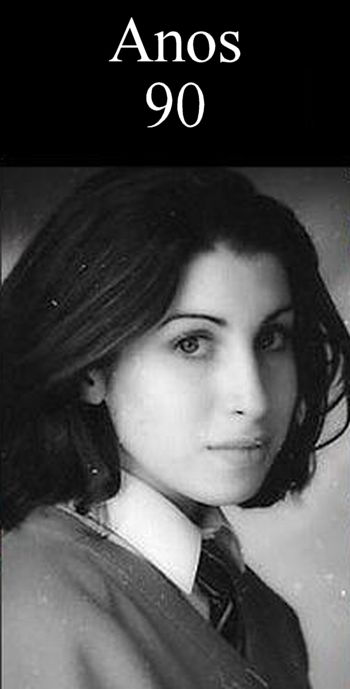 Amy Winehouse com o passar dos anos