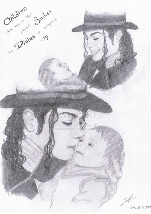 Assustadores desenhos em tributo a Michael Jackson