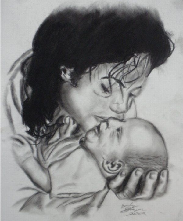 Assustadores desenhos em tributo a Michael Jackson