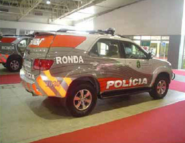 Novas Hilux SW4 DA polcia do Cear