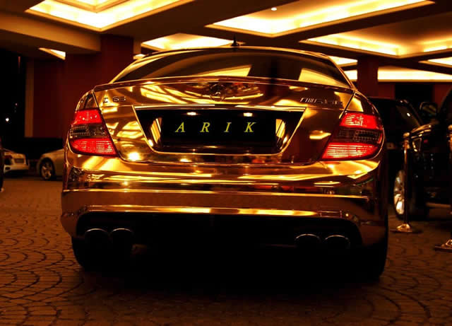 Mercedes Golden  C63 AMG