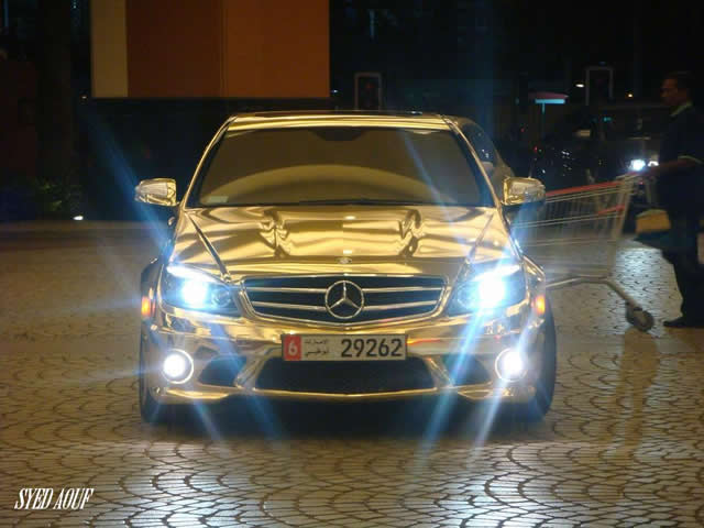 Mercedes Golden  C63 AMG