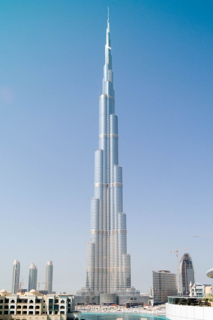 O Burj Dubai em todo seu esplendor