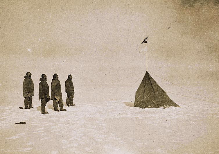 Encontraram a nica foto da primeira expedio ao Polo Sul
