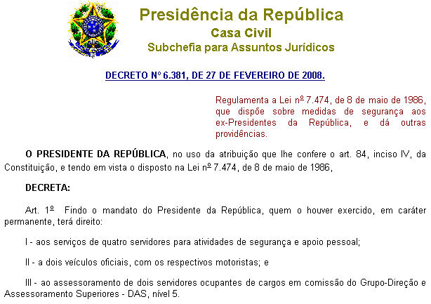 Decreto 6.381 - Dirio Oficial da Unio