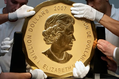 Maple Leaf, A maior moeda de ouro do mundo