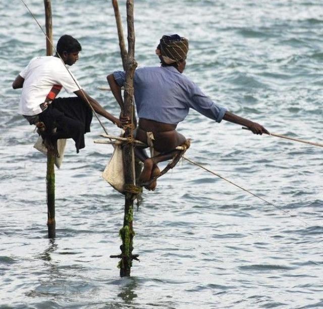 Curioso mtodo de pesca