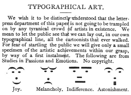 O emoticon mais antigo do mundo