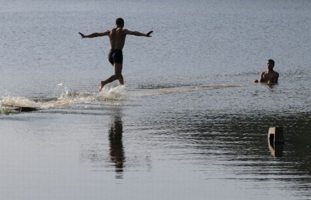 Truque para andar sobre as guas