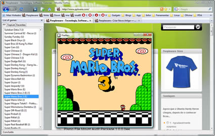 Firefox como Emulador do Nintendo