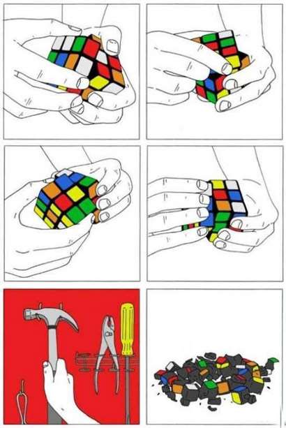 Tutorial: como acabar o cubo de rubik em seis passos