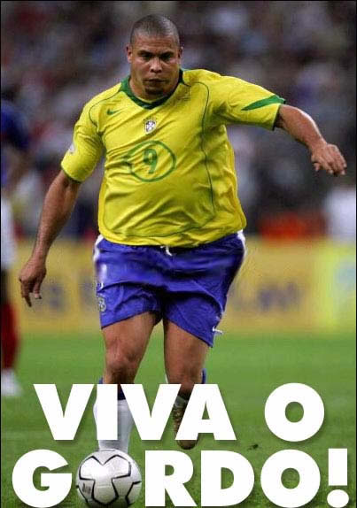 Ronaldo  escolhido como o jogador mais gordo da histria.