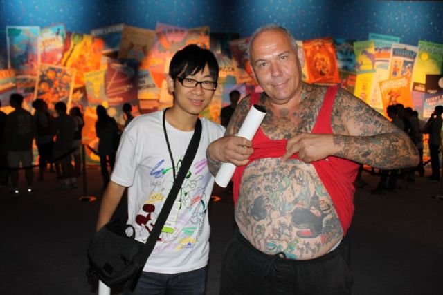 George Reiger, o cara das tatuagens Disney