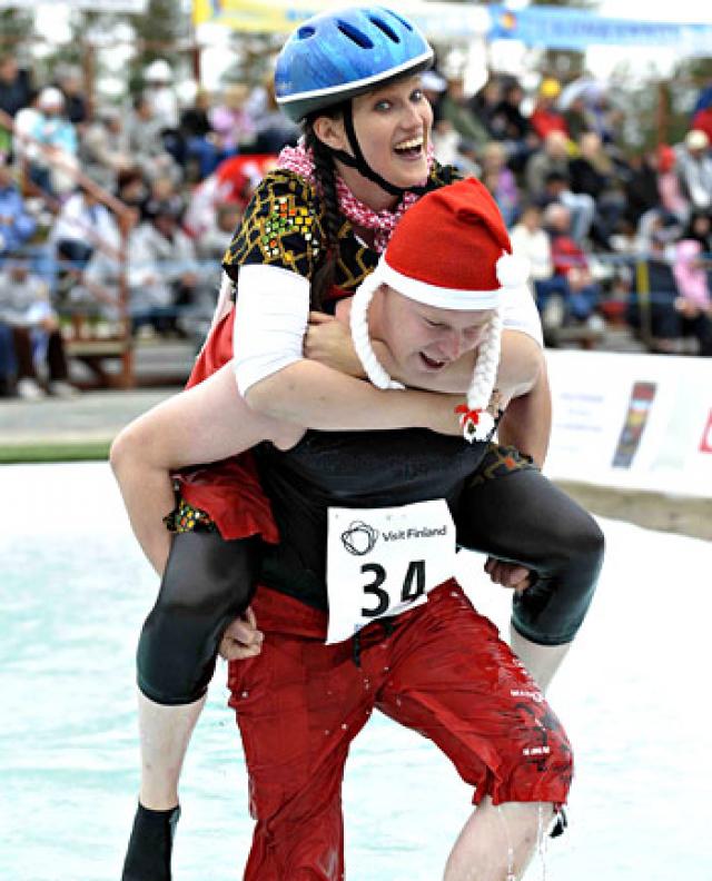 Corrida com a esposa nas costas 2009