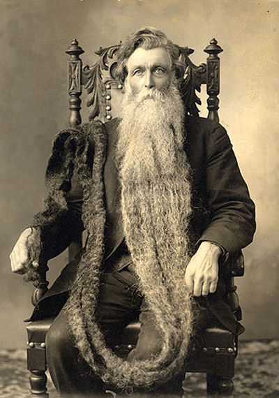 Hans Langseth e sua barba de 5 metros
