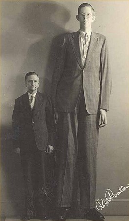 Robert Wadlow, o homem que atingiu os 2,74 m de altura