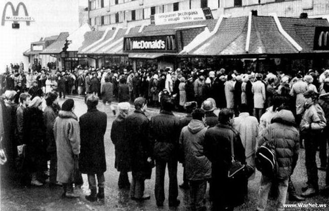 Primeiro McDonalds na Rússia