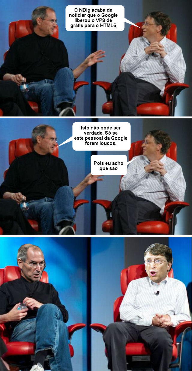 Bill conversando com Jobs