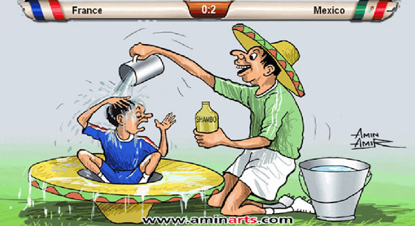 Caricaturas da Copa 2010