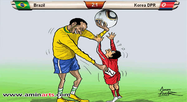 Caricaturas da Copa 2010