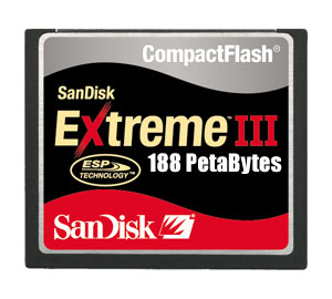 CompactFlash 188 petabytes