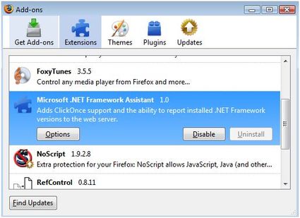 Microsoft instala uma extenso no Firefox sem o conhecimento do usurio