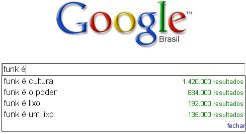 As sugestes na busca do Google 