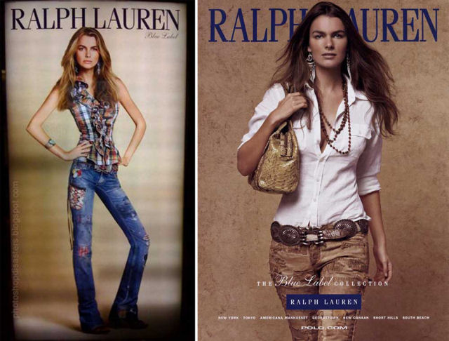 Outro abuso de photoshop da Ralph Lauren