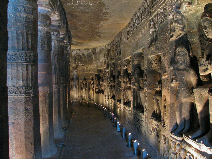 Maravilhas do mundo - As grutas perdidas de Ajanta, na ndia