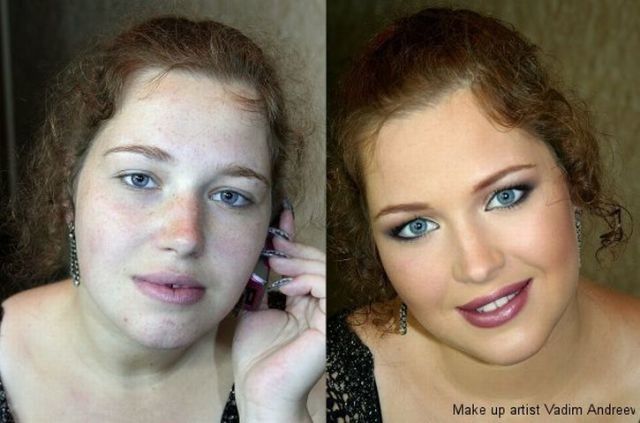 Mais uma sesso de maquiagem, antes e depois 02