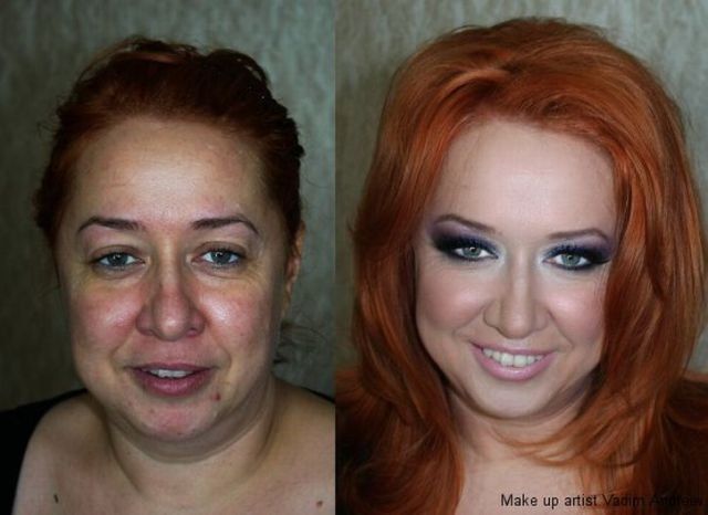 Mais uma sesso de maquiagem, antes e depois 09