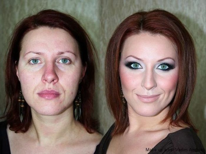 Mais uma sesso de maquiagem, antes e depois 10